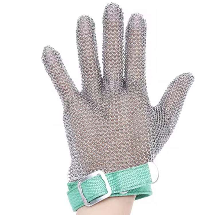 5 Fingers Stainless Steel Cut-resistant Chainmail Gloves